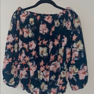 NWOT Philosophy Floral Off The Shoulder Top